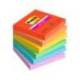 BLOC DE NOTAS ADHESIVAS QUITA Y PON POST-IT SUPER STICKY PLAYFUL 76X76 MM 90H PACK DE 6 UNIDADES