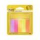 BLOC DE NOTAS ADHESIVAS QUITA Y PON POST-IT MININOTAS ENERGETIC COLOUR 15 X 50 MM 50 HOJAS PACK DE 5 UNIDADES