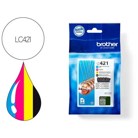 INK-JET BROTHER LC421VAL MULTICOLOR