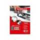 PAPEL PLASTICO YOSAN PAPERPLAST POLIESTER BLANCO BRILLO DIN A4 120 MC IMPRIMIBLE PAQUETE DE 50 HOJAS