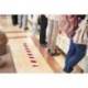 CINTA ADHESIVA TARIFOLD SEGURIDAD PARA MARCAJE Y SEÑALIZACION DE SUELO 33 MT X 50 MM COLOR BLANCO/ROJO