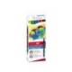 ROTULADOR TOMBOW ACUARELABLE DOBLE PUNTA FINA/PINCEL COLORES PRIMARIOS CAJA DE 6 UNIDADES COLORES SURTIDOS