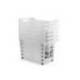 CARRITO MULTIUSOS PLASTICFORTE N 2 TRANSPARENTE CON ASA 240X455X275 MM