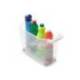 CARRITO MULTIUSOS PLASTICFORTE N 2 TRANSPARENTE CON ASA 240X455X275 MM