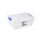 CONTENEDOR PLASTICO PLASTICFORTE 9 LITROS N 29 TRANSPARENTE CON TAPA 260X370X140 MM