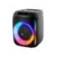 KARAOKE TNB CUBE BLASTER 40 W BLUETOOTH CON LUCES LED Y 2 MICROFONOS COLOR NEGRO