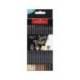 LAPICES DE COLORES FABER CASTELL BLACK EDICION TONOS DE PIEL CAJA DE 12 UNIDADES COLORES SURTIDOS