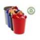 PAPELERA PLASTICO ARCHIVO 2000 ECOGREEN 100% RECICLADA 18 LITROS COLOR ROJO 290X310