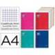 CUADERNO ESPIRAL OXFORD EUROPEANBOOK 10 TAPA EXTRADURA DIN A4 200 HOJAS CUADRO 5 MM