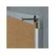 PIZARRA CORCHO ROCADA MARCO ALUMINIO CON CANTONERAS 60X90 CM