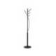 PERCHERO METALICO MAUL LAURA 4 COLGADORES MADERA COLOR NEGRO 370X1800X370 MM