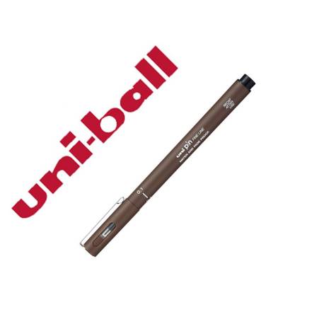 ROTULADOR UNIBALL PIN CALIBRADO MICROMETRICO 0,5 MM COLOR SEPIA