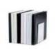 APOYALIBROS METALICO MAUL ALUMINIO 100X100X130 MM