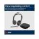 AURICULARES POLY CON CABLE BLACKWIRE 5220 USB-C CONEXION 3,5 MM ADAPTADOR USB-C/A