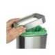 PAPELERA METALICA MAUL PRME ACERO INOXIDABLE 30 LITROS