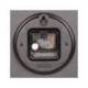 RELOJ MAUL DRIP DE PARED REDONDO 25 CM DIAMETRO CUARZO MARCO NEGRO