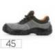 ZAPATOS DE SEGURIDAD SAFETOP TORMIO SERRAJE CUERO TRANSPIRABLE SUELA PU BIDENSIDAD S1 P SR TALLA 45