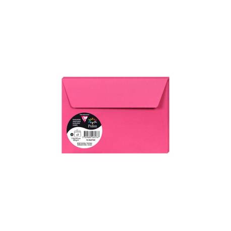 SOBRE CLAIREFONTAINE POLLEN 114X162 CM 120G FUCSIA PACK DE 5 UNIDADES