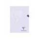 LIBRETA CLAIREFONTAINE DIN A4 TAPA PLASTICO TRANSLUCIDO FLEXIBLE 48 HOJAS 90 GR CUADRO 5 MM COLORES PASTEL
