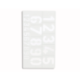 Plantilla Liderpapel rotulacion con 1700 letras y numeros 50 mm
