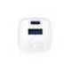 CARGADOR DE PARED TNB GAN 30 W USB-C + USB A COLOR BLANCO