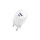 CARGADOR DE PARED TNB GAN 30 W USB-C + USB A COLOR BLANCO