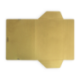 Carpetas de gomas en carton prespan Liderpapel Folio amarillo 880 g/m2