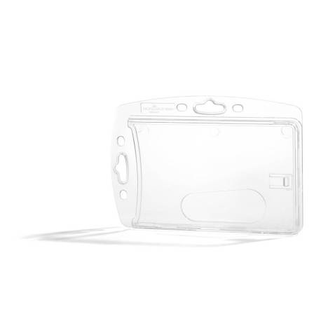 IDENTIFICADOR DURABLE RIGIDO POLIESTIRENO TRANSPARENTE PARA 1 TARJETA 54X87 MM