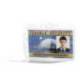 IDENTIFICADOR DURABLE RIGIDO POLIESTIRENO TRANSPARENTE PARA 1 TARJETA 54X87 MM