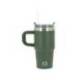 TAZA TERMICA ASA ANTARTIK PULSE ISOTERMICA TAPA HERMETICACERO INOXIDABLE PAJITA LIBRE BPA VERDE MILITAR 570 ML