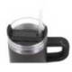 TAZA TERMICA ASA ANTARTIK PULSE ISOTERMICA TAPA HERMETICA ACERO INOXIDABLE PAJITA LIBRE BPA NEGRO 570 ML