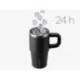TAZA TERMICA ASA ANTARTIK PULSE ISOTERMICA TAPA HERMETICA ACERO INOXIDABLE PAJITA LIBRE BPA NEGRO 570 ML