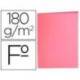 Subcarpeta de cartulina Liderpapel Tamaño folio Rosa pastel 180g/m2