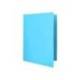 Subcarpeta de cartulina Liderpapel tamaño folio azul pastel 180g/m2