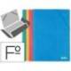 Carpeta Liderpapel gomas de colores surtidos