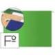 Carpeta colgante marca Liderpapel Folio kraft verde
