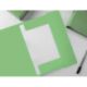 Carpetas de gomas carton simil prespan Liderpapel Folio verde