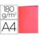 Subcarpeta de cartulina Liderpapel Din A4 Rojo pastel 180g/m2
