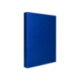 Carpeta 4 anillas carton forrado Liderpapel Paper Coat lomo 40 mm azul con miniclip y solapas
