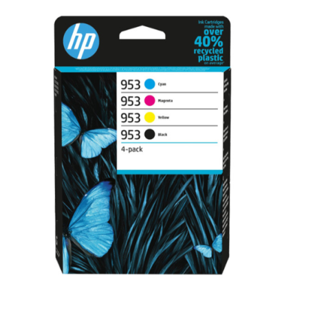 INK-JET HP N 953 OFFICEJET PRO 7730/8210/8710/8725 PACK 4 COLORES NEGRO AMARILLO CIAN MAGENTA