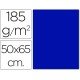 Cartulina Guarro azul ultramar 500 x 650 mm de 185 g/m2