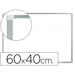 Pizarra Blanca de Melamina con marco de aluminio 60x40 Q-Connect