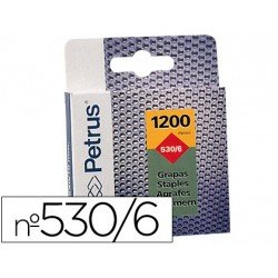 Grapas Petrus nº 530/6 para clavadora (26513) - Materialescolar.es