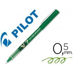 Rotulador Pilot V-7 Trazo 0,5 mm Verde