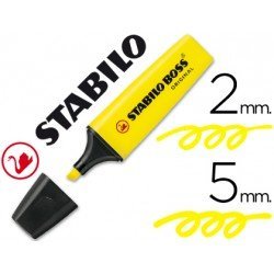 Rotulador Stabilo Boss 70 amarillo fluorescente