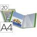 Carpeta escaparate con 20 fundas fijas Beautone verde