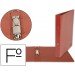 Carpeta marca Liderpapel 2 anillas 40 mm carton cuero folio