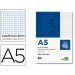 Bloc notas perforado Liderpapel Din A5 80 hojas 60g/m2