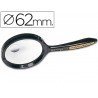 Lupa q-connect cristal bifocal 62 mm mango curvo