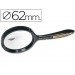 Lupa q-connect cristal bifocal 62 mm mango curvo